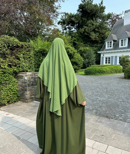 Khimar Crêpe Froissé